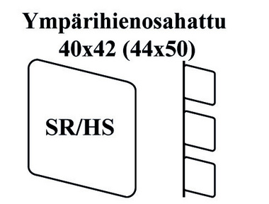 Hienosahattu 40x42