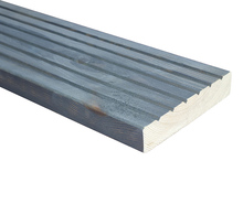 Terrassilaud PHL, õlitatud hall GROOVED