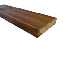 Terrassilaud SHP Immutatud pruun, sile/sile